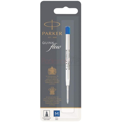 Синий стержень для шариковых ручек Parker QUINKFlow Ball Point Z08 (M)
