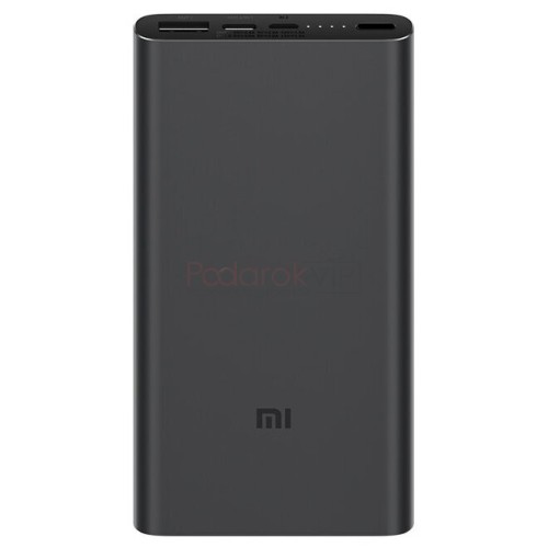 Powerbank аккумулятор Xiaomi Mi Power Bank 3 USB A + USB C 10000 мАч (Black)